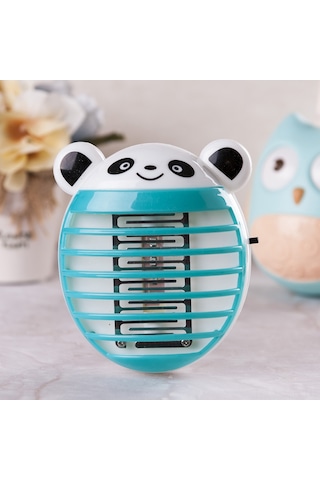 Mufunye Ev İçin Mini Prizi Uyumlu Led Elektronik Kovucu, Çevre Dostu Sessiz Gece Lambası Ve Atıkötü Öldürücü, Mavi Mutlu Ayı Modeli, Avrupa Standartı