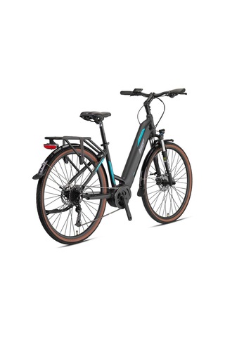 Loop Commuter 28 Elektrikli Şehir Bisikleti 9v Hd 17.5 Mat Siyah-füme-turkuaz Mat Siyah - Turkuaz