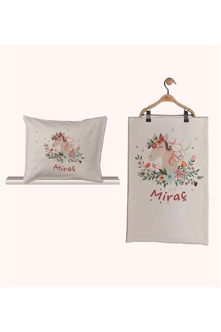Pia Baby Gl 1949-02 İsme Özel Beşli Tulum Set Krem