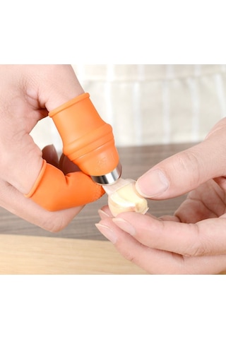 Kenpazar Pratik Baş Parmak Sebze Kesme Ayıklayıcı Erkek L Set Çok Renkli