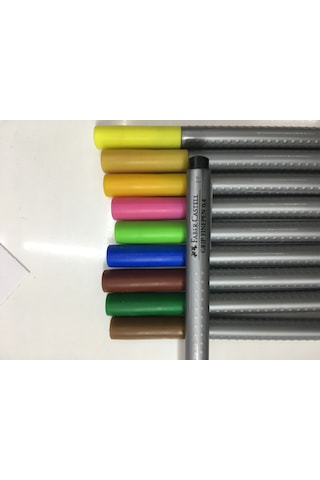 Faber-castell Grip Finepen 0,4 Renkli 10 lu Kalem Seti