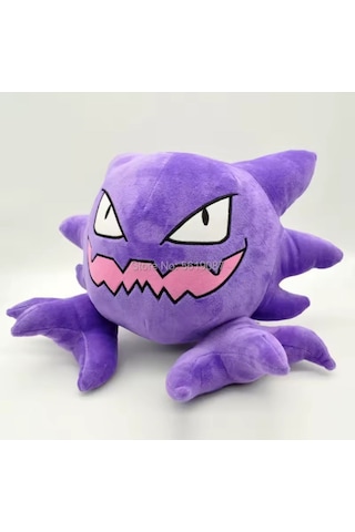 Haunter Peluş Oyuncak 35cm Pokemon Peluş Oyuncak Haunter Gengar Gastly Evrimi