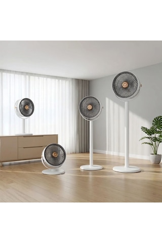 5 Kademeli 4 Farklı Yükseklik Ayarlı Standlı Vantilatör Taşınabilir Masaüstü Ve Ayaklı Fan S34 525089ba82yt0082