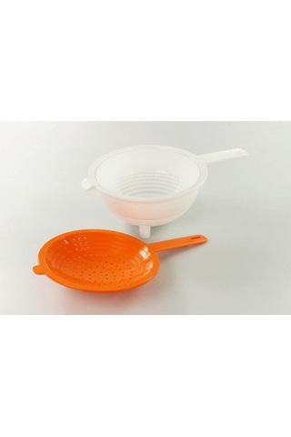 Tupperware Çift Süzgeç Turuncu