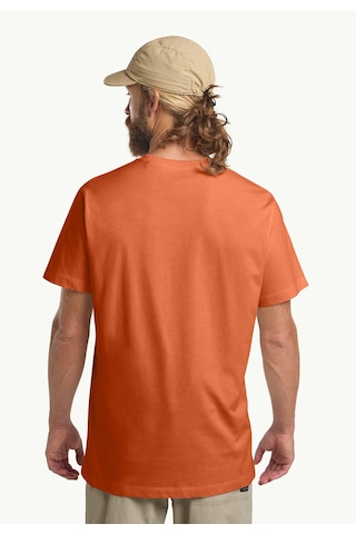 Jack Wolfskin Essential T M Erkek T-shirt-29704 Turuncu