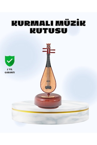 Znv Zenvia Mey İthalat Enstrüman Şeklinde Müzik Kutusu Lüt Tasarım Melodious Music Znv2025 Cmn