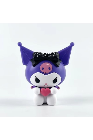 Kawaii Sanrio Kuromi Karikatür Figür Model -6