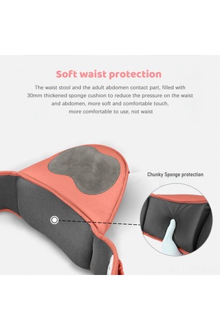 Geeksen Bebek Taşıyıcı - Yenidoğan Ve Yürümeye Başlayan Çocuklar İçin Ergonomik Ve Çıkarılabilir Kalça Desteği