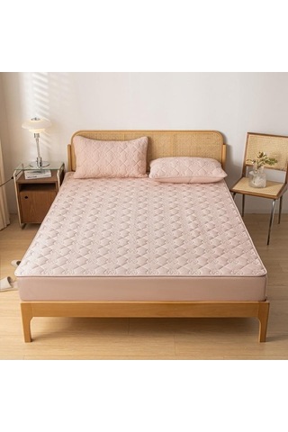 Novahub Simmons Yatak Örtüsü Açık Yeşil Tek Parça Koruyucu Kapak İdrar/su Geçirmez Açık Yeşil