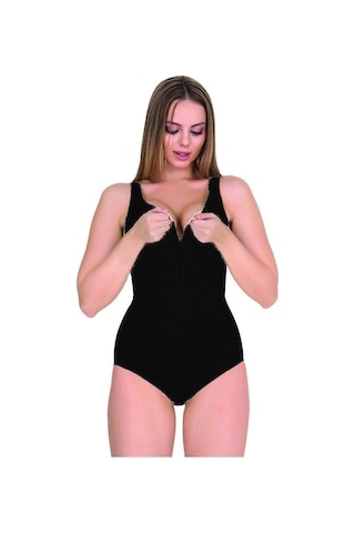 Form Time Bayan Agraflı Geniş Askılı Çıtçıtlı Body Korse 9109