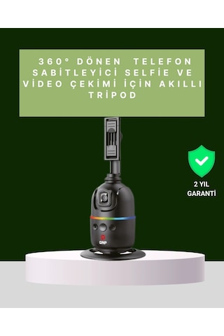 Ceylan Adam Yüz Takipli 360 Akıllı Gimbal Telefon Ve Aksiyon Kamera Uyumlu