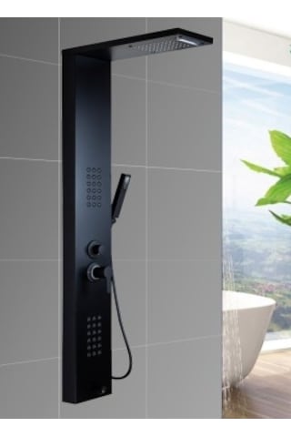 Sam Banyo Niagara Duş Paneli Black Style Siyah