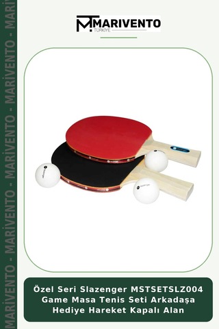 Özel Seri Slazenger Mstsetslz004 Game Masa Tenis Seti Arkadaşa Hediye Hareket Kapalı Alan