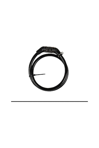 Asistan Kassa Ln10 Bisiklet Motosiklet Bebek Arabası Şifreli Kilidi Karışık Renk Şifreli Kilit 8x65mm Siyah