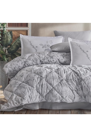 Clasy Ranforce Uyku Seti Çift Kişilik Messina V1 Gri