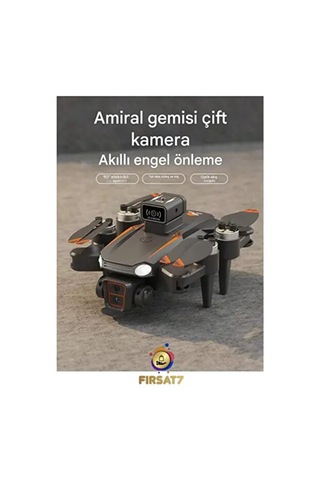 Akıllı 4k Kameralı Drone 360 Derece Engel Algılama Katlanabilir Kompakt Tasarımlı Ekranlı Kumanda Süper Drone