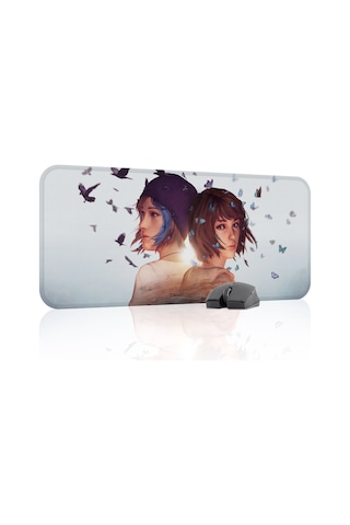 Life İs Strange Kaymaz Dikişli Kauçuk Oyuncu Mousepad V3 - 70x30 Xl Gaming Mouse Pad Fare Altlığı