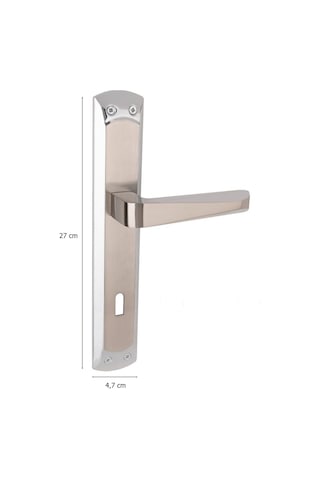 Arpat Rosa Grand Lüx Alüminyum Kapı Kolu Krom Saten Oda