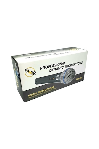 Pawer Pw-58 Profesyonel Kablolu El Tipi Mikrofon