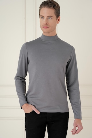 Efor Ts 894 Slim Fit Füme Spor T-shirt Füme