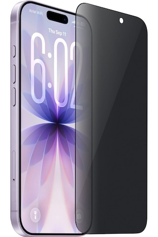 Pp Apple Uyumlu iPhone 17 Görünmez Hayalet Full Kaplayan Anti Static Ekran Koruyucu Cam