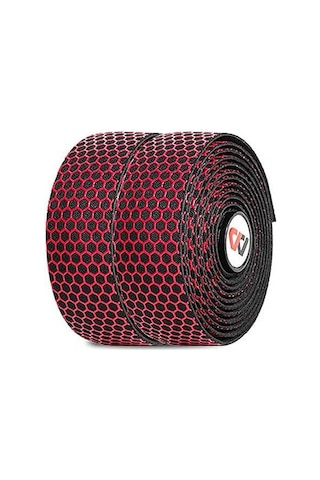 Artfulabode Dayanıklı Silikon Şerit Sarım Kırmızı Kaymaz Gidon Eva Emici Bisiklet Aksesuarları Kırmızı