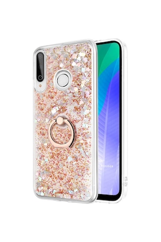 Microsonic Huawei Y6P Kılıf Glitter Liquid Holder