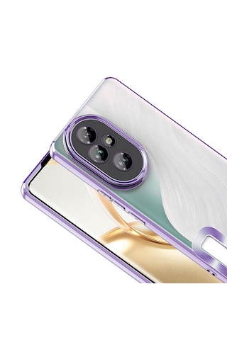 Honor 200 Kamera Korumalı Logo Gösteren Zore Omega Kapak