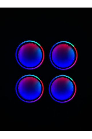 Çift Piksel Ledli Ses Ritim Ve 358 Animasyonlu Kumandalı 20'lik Midrange Kapak 2 Takım 4 Kapak