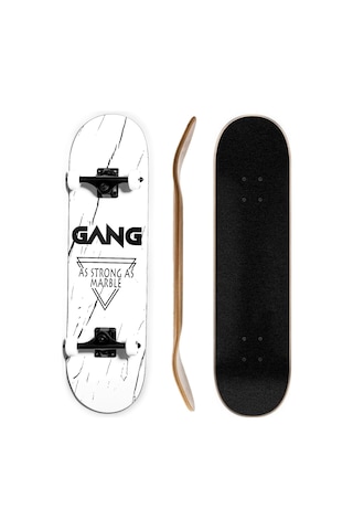 GANG 8.0 MARBLE WHİTE COMPLETE PROFESYONEL KAYKAY Çok Renkli