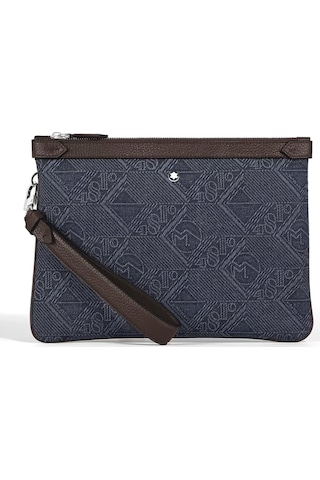 Montblanc 4810 Denim El Çantası 221476 Mavi