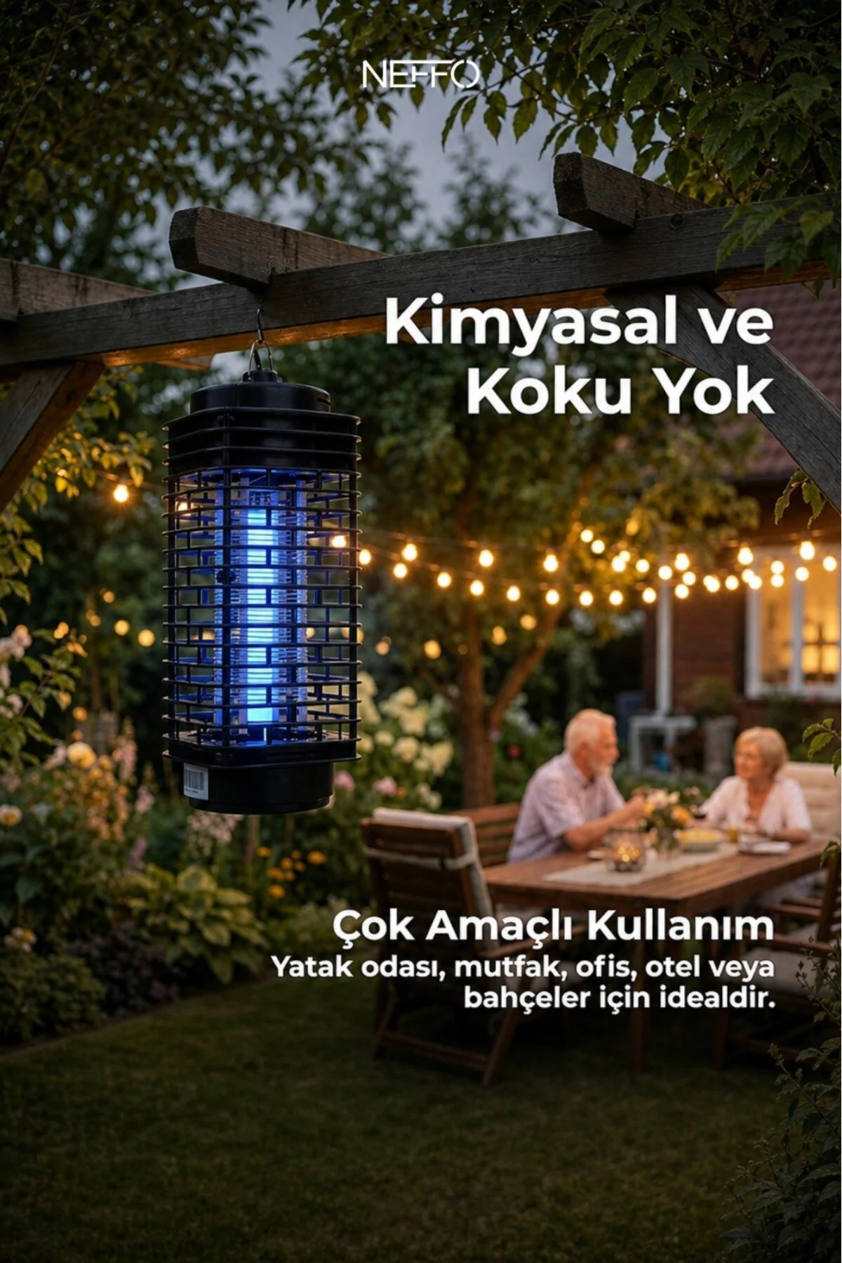 500v Elektrikli Uv Sivrisinek Ve Haşere Öldürücü Lamba Yüksek Güçlü Sinek Kovucu Cihaz Ev, Ofis, Bahçe Ve İş Yeri İçin