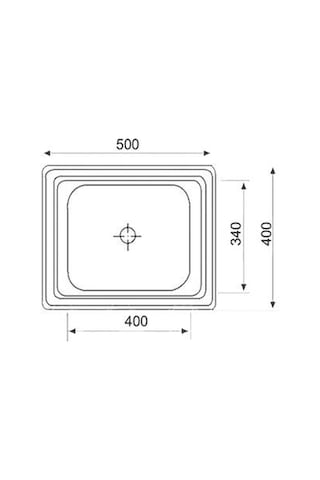 Artenova Paslanmaz Çelik Eviye 40 x 50 Sol
