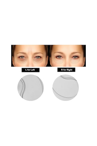 Qingmipy Parlak Simli 6 Çift Yüz Yama - Kırışıklık Önleyici Silikon Göz Maskesi, Tüm Cilt Tipleri İçin