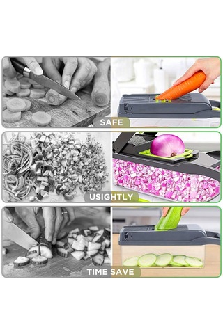 Ry-13'ü 1 Arada Sebze Doğrayıcı Profesyonel Mutfak Mandolini Sebze Rendesi Sebze Doğrayıcı Patates Dilimleyici Diğer