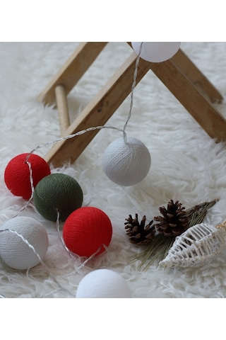 Merry Christmas Işıklı Top Dekoratif Aydınlatma