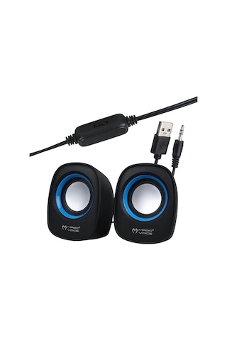 Magicvoice D-05a Mini 5 Watt Aux 2.0 Multimedia 1+1 Usb Speaker - Hoparlör
