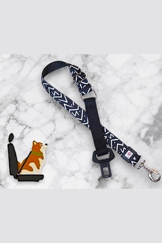 Kedi Ve Köpek Araç Emniyet Kemeri, Araç Tasması Siyah- Beyaz-tek Ebat Çok Renkli