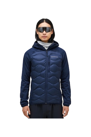 Peak Performance Peak Performance Helium Down Hybrid Hood Erkek Mavi Outdoor Ceketi 18406 Lacivert