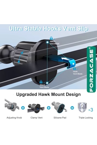 Forzacase Izgaralıktan Manyetik Araç İçi Telefon Tutucu - Fc1086