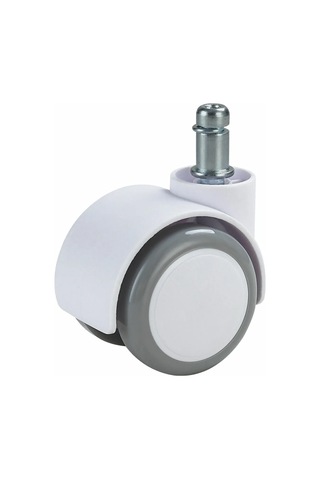 Brabıx Ofis Koltuğu Tekerlekleri, Kauçuk Dişli Set 5 Adet 415726102 Beyaz