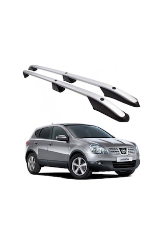Nissan Qashqai Üst Port Bagaj Tavan Çıtası 2007-2013 Gri