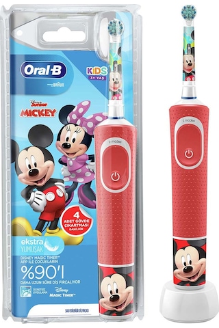 Oral B Vitality D100 Mickey Friends Şarjlı Çocuk Diş Fırçası