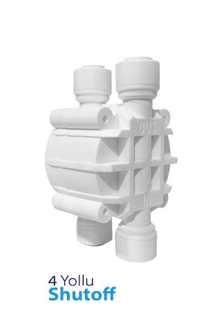 Su Arıtma Cihazları Için Shutoff Valve Dört Yollu Vana