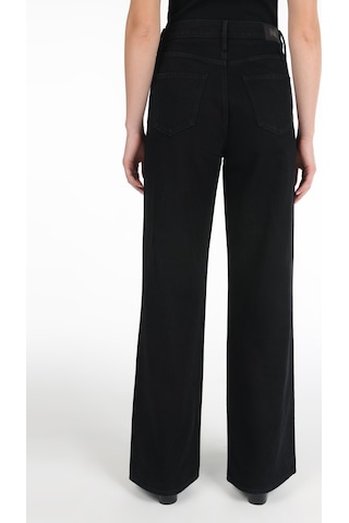 Colins 970 Berry Normal Kesim Geniş Paça Yüksek Bel Kadın Siyah Jean Pantolon 001