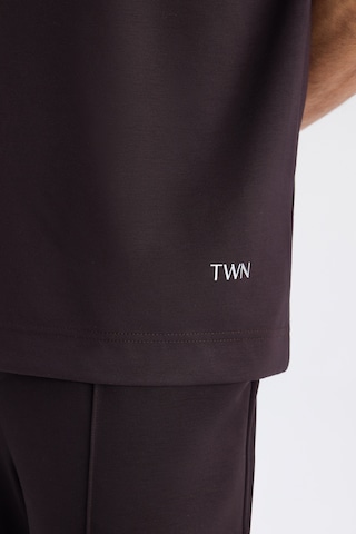 Twn Relaxed Fit Kahverengi Düz T-shirt 6ec146171622m Çok Renkli