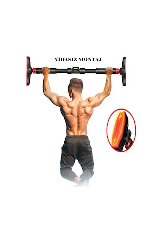 Reidan Yeni Nesil 92-120 CM Barfiks Çubuğu Süngerli Ayarlanabilir Barfiks