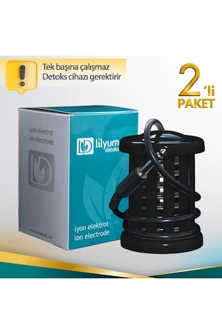 Lilyum İyon Elektrot Array Ayak Cihazı Siyah 2'li Paket
