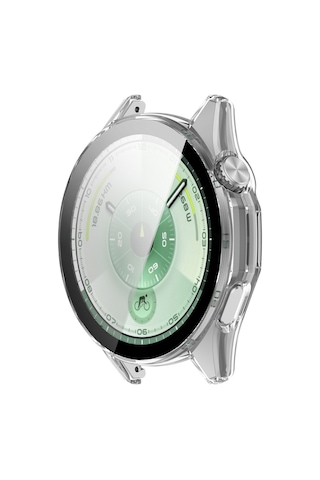 Huawei Watch Gt6 46mm Kasa Uyumlu Kılıf Sert Pc Kasa Ve Ekran Koruyucu Kılıf