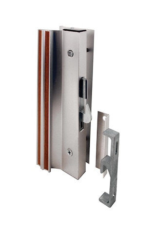 Prime-line C 1000 Diecast Mill Finish, Sürgülü Veranda Kapı Yüzeye Montaj Kolu Kancalı Tek Paket